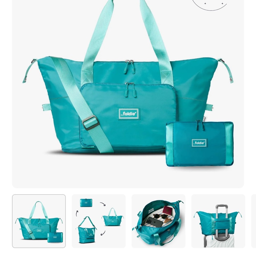 Awesome FOLDIE 4.0 teal bag